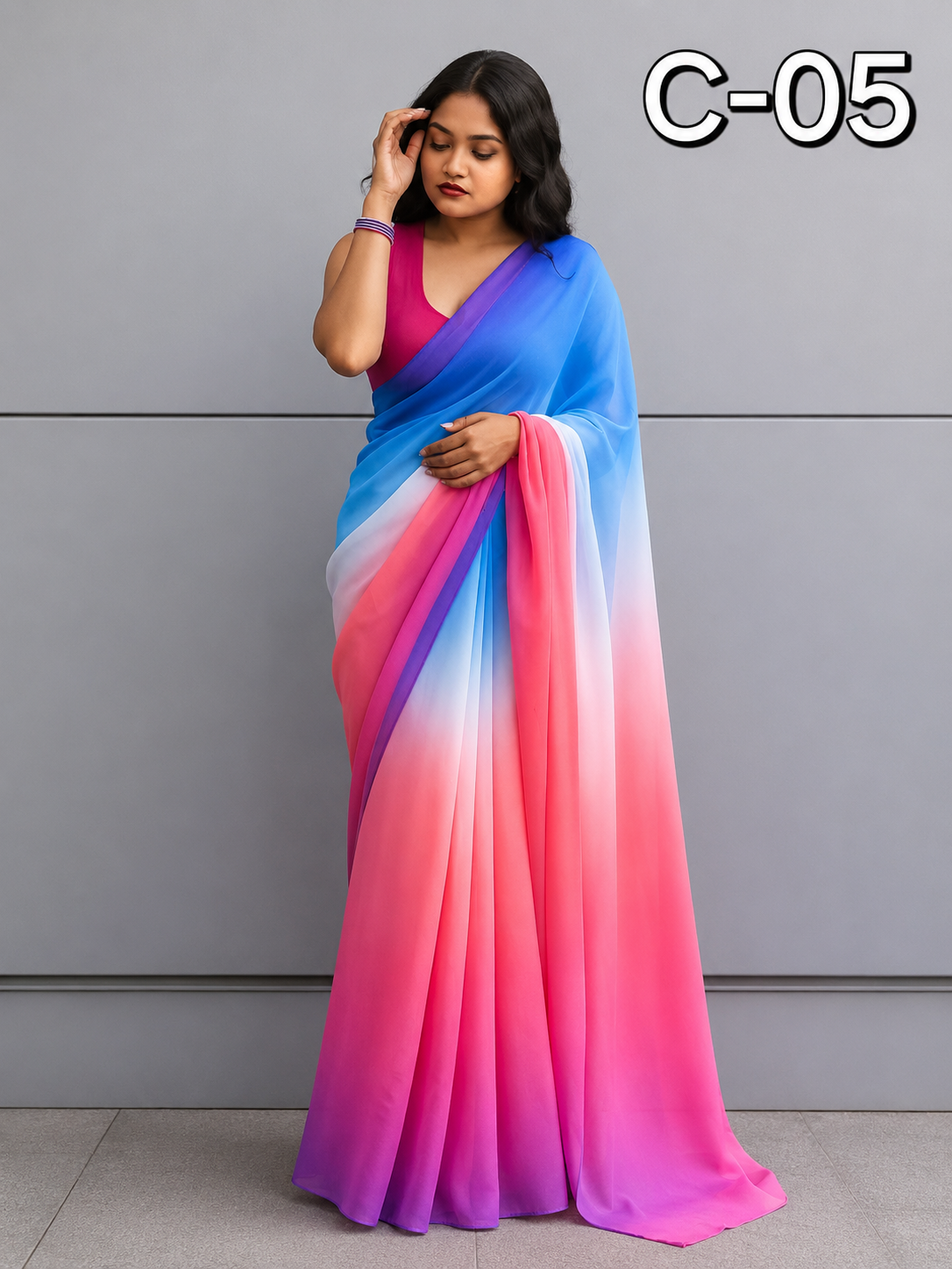 নিউ রংধনু শাড়ি কালেকশন C-5