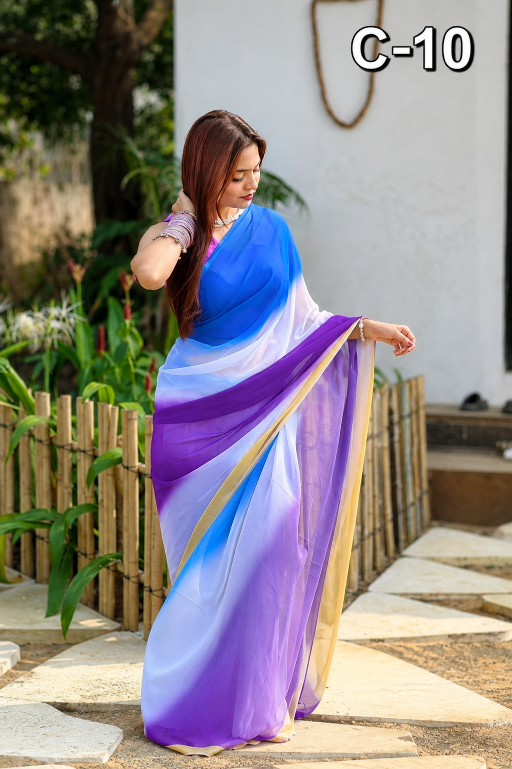 নিউ রংধনু শাড়ি কালেকশন C-10